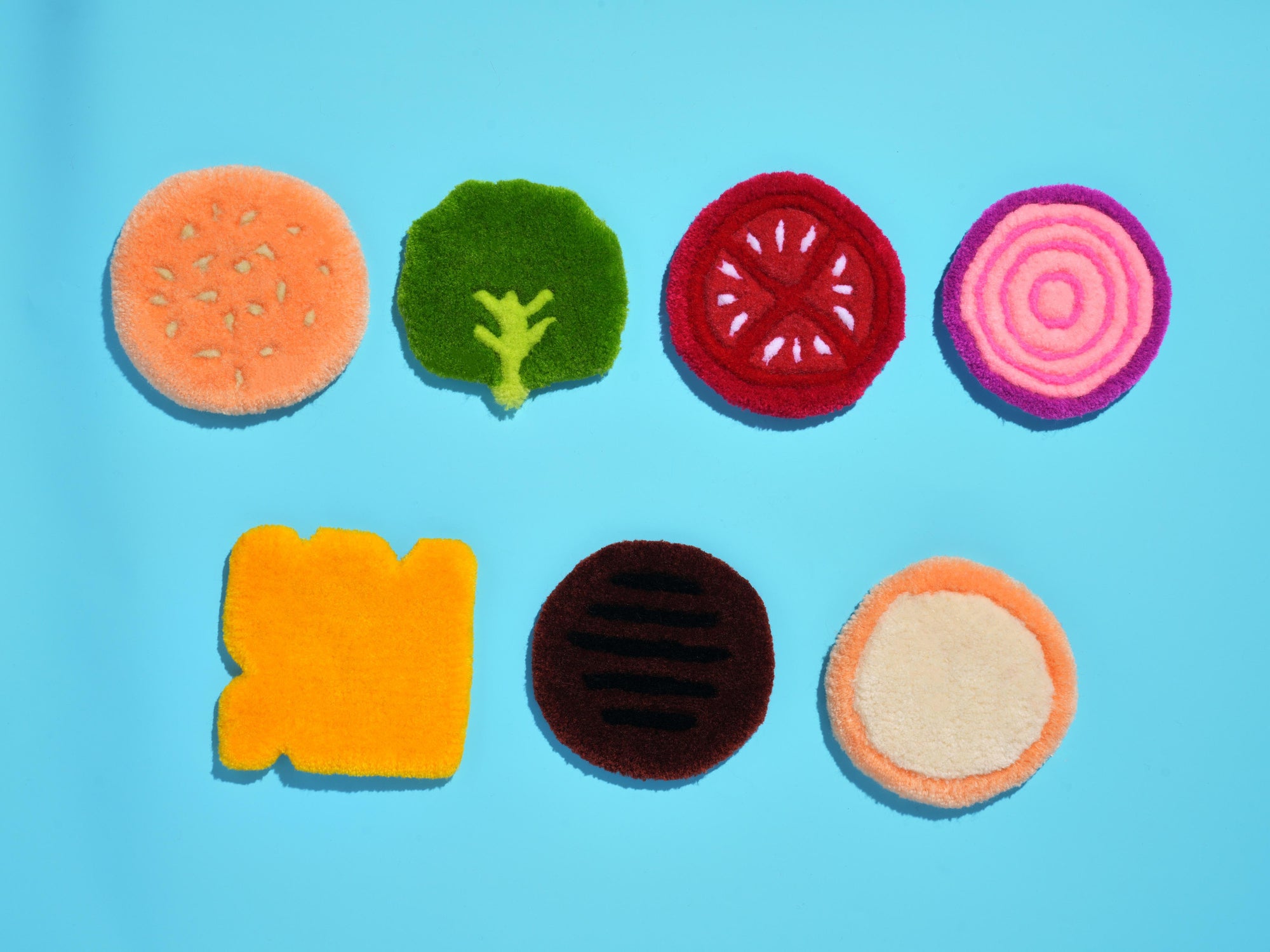 FuzzBurger Coaster Set
