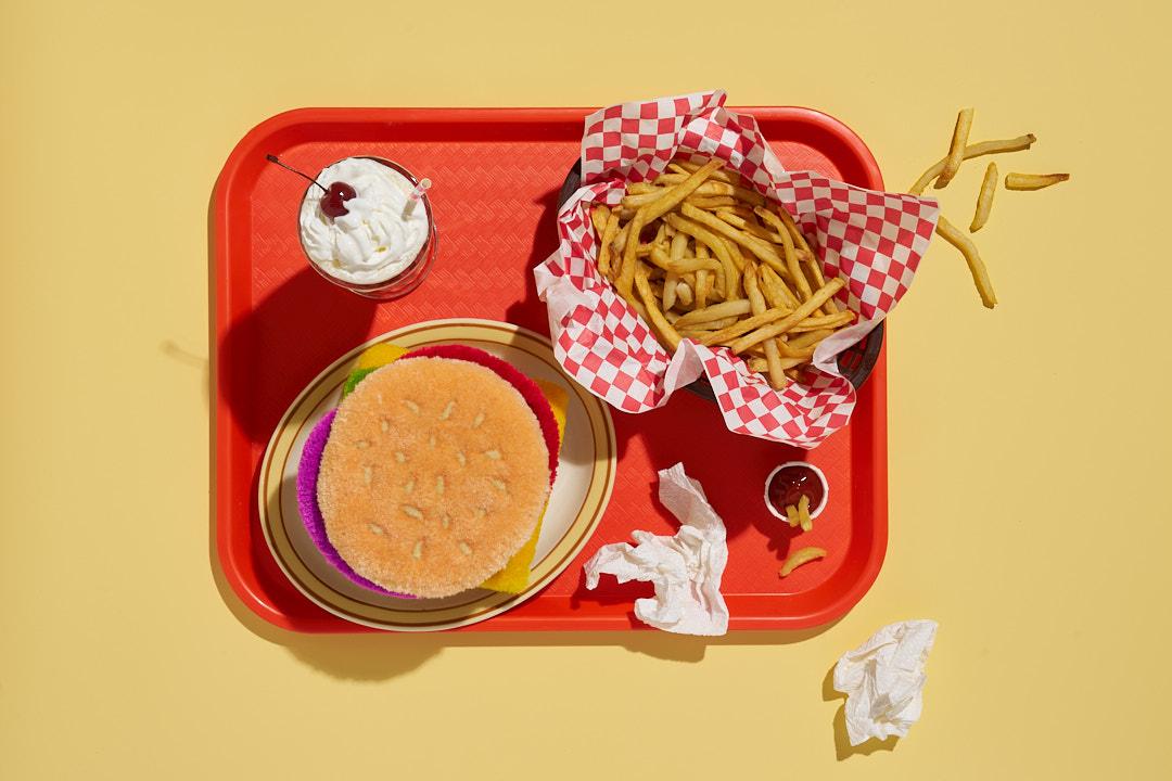 FuzzBurger Coaster Set – Scattered Kind FuzzBurger Coaster Set – Scattered Kind