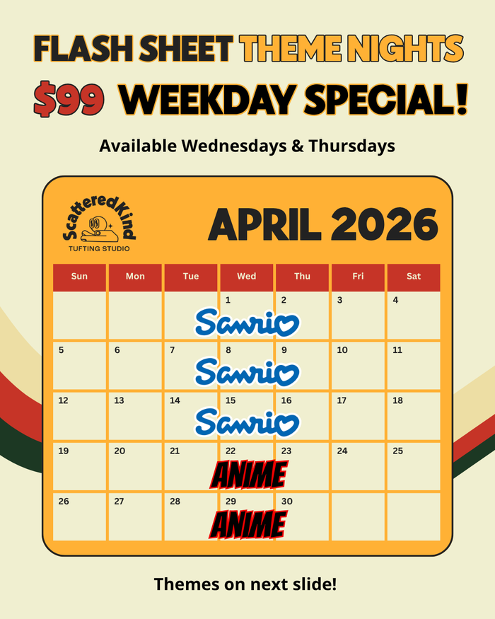 Flash Sheet Theme Nights - $99 Weekday Special