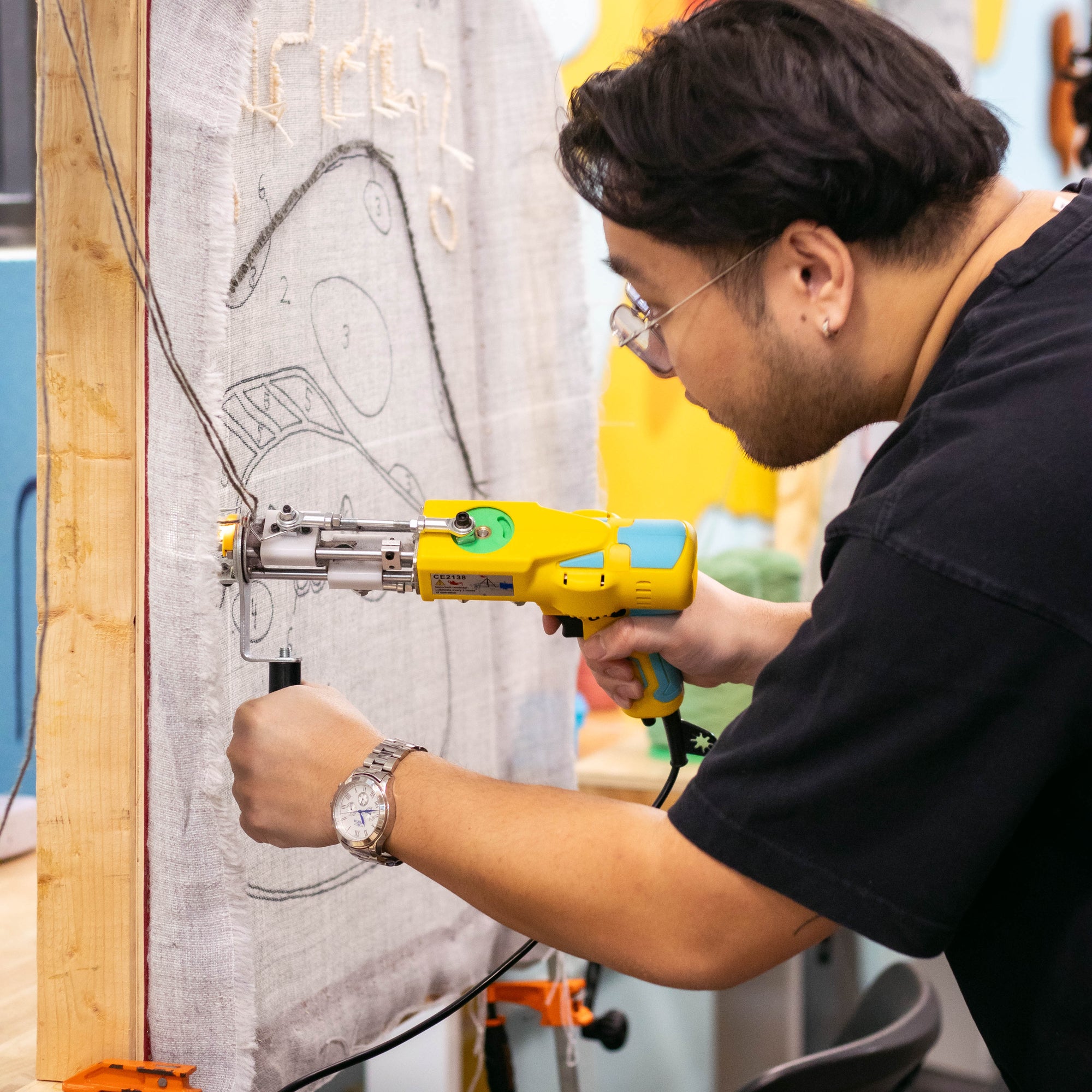 AK-V Cut/Loop Pile Tufting Gun