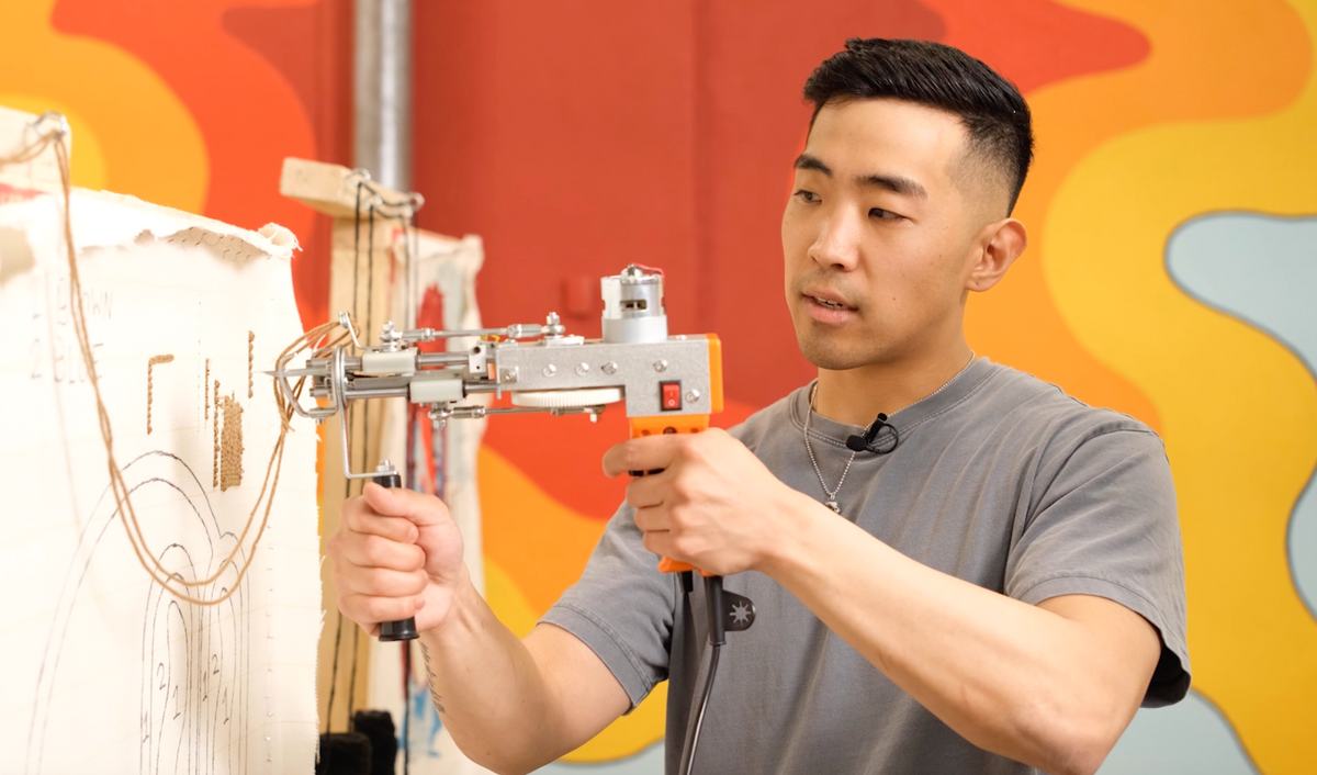 Rug Tufting Video Course Scattered Kind